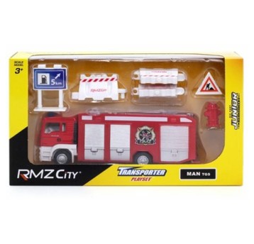RMZ CITY 1:64 WÓZ STRAŻ./ŚMIECIARKA PLAYSET 3619