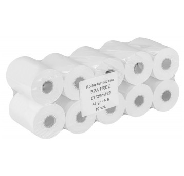 ROLKI TERMICZNE OFFICE PRODUCTS 57MM X 25M 8811