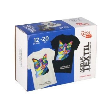 ROSA TALENT FARBY DO TKANIN 12 KOL 6195