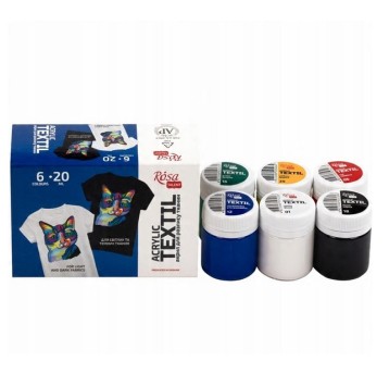 ROSA TALENT FARBY DO TKANIN 6 KOL 6201