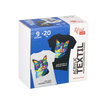 ROSA TALENT FARBY DO TKANIN 9 KOL