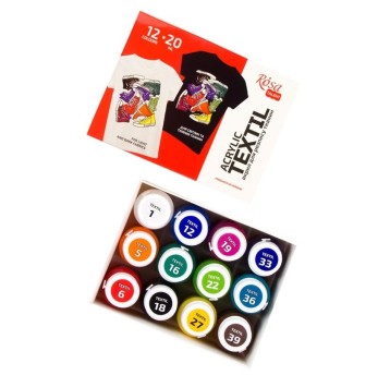 ROSA TALENT FARBY DO TKANIN STYLE 12X20ML 8777