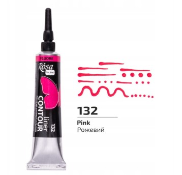 ROSA TALENT KONTURÓWKA FLUO RÓŻOWY 8776 A'4