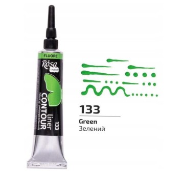 ROSA TALENT KONTURÓWKA FLUO ZIELONY 20ML 8769 A'4