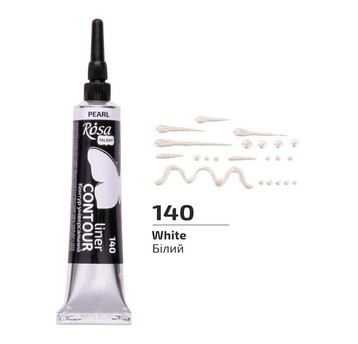 ROSA TALENT KONTURÓWKA PEARL WHITE 20ML A'4