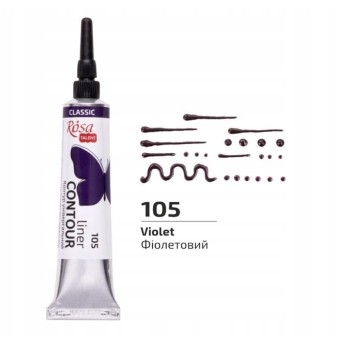 ROSA TALENT KONTURÓWKA UNIVERSAL FIOLET 8714 A'4