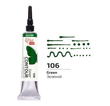 ROSA TALENT KONTURÓWKA UNIVERSAL ZIELONA 8707 A'4