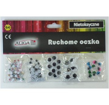 RUCHOME OCZKA DO ZDOBIENIA 6038