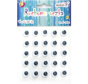 Ruchome oczka MT-6407(131) samop. okrągłe12mm 6862