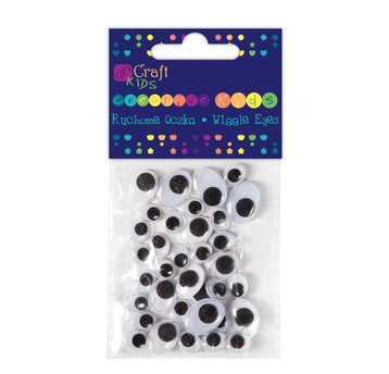 RUCHOME OCZKA OWALNE MIX, 36 SZT. 2197