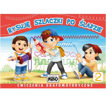 Rysuję szlaczki po śladzie.Ćwiczenia grafomot.5401