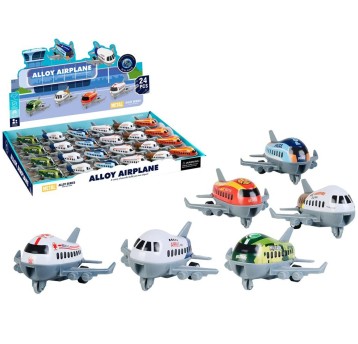 SAMOLOT METALOWY NAPĘD PULL-BACK 1860 A'24