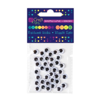 SAMOPRZYLEPNE RUCHOME OCZKA 8 MM, 36 SZT. 7000 A'6