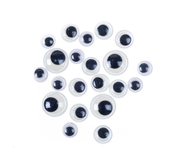 SAMOPRZYLEPNE RUCHOME OCZKA MIX - ŚWIECĄCE 8463