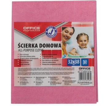 ŚCIERKA DOMOWA OFFICE PRODUCTS 32X38 CM 3SZT 4285