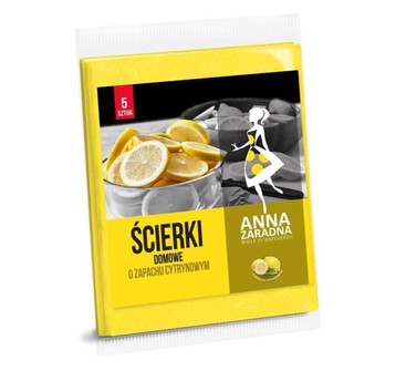 Ścierki domowe o zapachu cytrynowym 5szt 2234