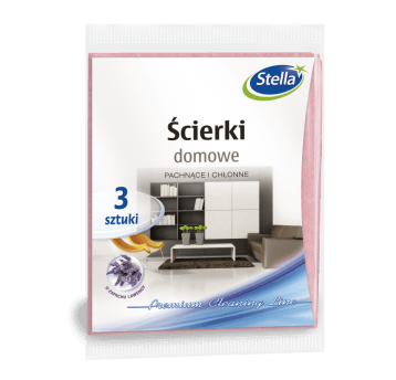 ŚCIERKI DOMOWE O ZAPACHU LAWENDY 3SZT 0982