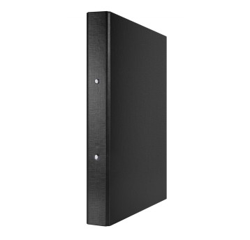 SEGREGATOR A4/2R/30 RING PP CZARNY 7124