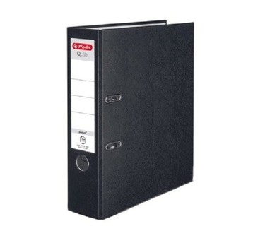 SEGREGATOR A4/8CM PP CZARNY Q.FILE 9114
