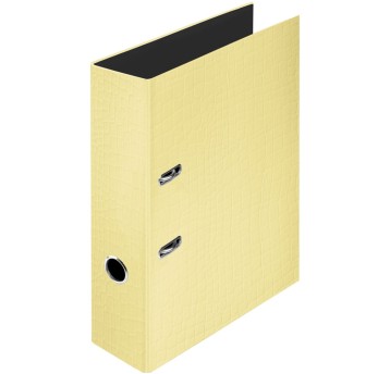 SEGREGATOR DŹWIGNIOWY PASTELOVE A4/7 ŻÓŁTY 1776