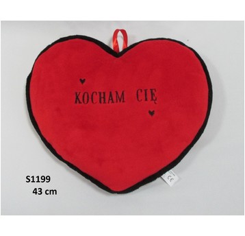 SERCE CZERWONE " KOCHAM CIĘ " 137678