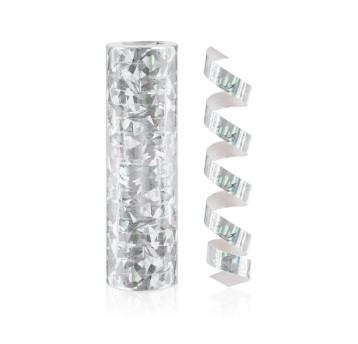 SERPENTYNA HOLOGRAFICZNA SREBRNA 4M 1SZT