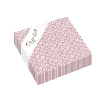 SERWETKI 33/3/20 WZÓR PUDROWY RÓŻ 8194