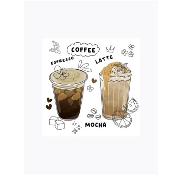 SERWETKI DAISY COFFE STYLES 042801