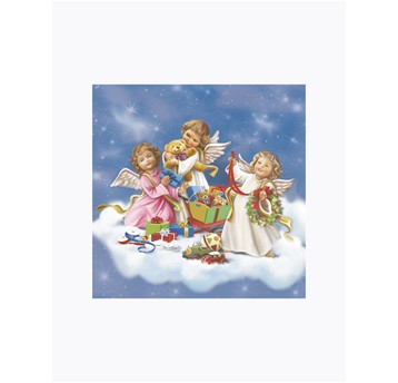 SERWETKI DAISY LUNCH 33X33 GWIAZDKA 014001