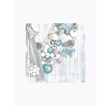 SERWETKI DAISY LUNCH 33X33 GWIAZDKA 017201