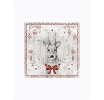 SERWETKI DAISY LUNCH 33X33 GWIAZDKA 017501