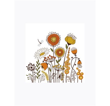 SERWETKI DAISY LUNCH 33X33 OGÓLNE 041801