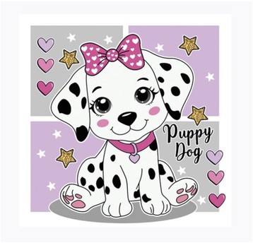 SERWETKI DAISY PUPPY DOG 044901