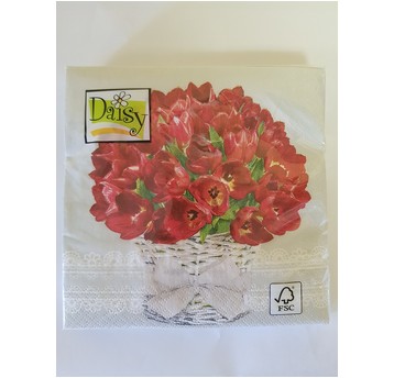 SERWETKI DAISY WIOSNA 330X330 006301