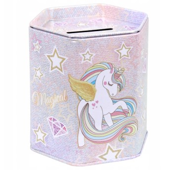 SKARBONA METALOWA HEKS. UNICORN STK 0124