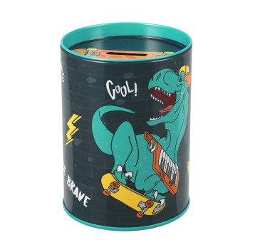 SKARBONKA MET OKR SKATE DINO STK PB 3153