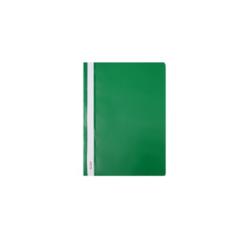 SKOROSZYT TWARDY A4 PVC ZIELONY NIEWPINA (20) 6455