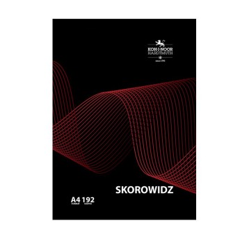 SKOROWIDZ A-4 192 KART TWARDA OPRAWA SZYTY 0429