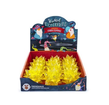 SKRZAT Piłka kauczukowa gwiazdka świecąca