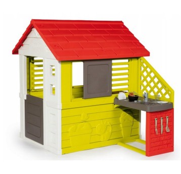 SMOBY DOMEK NATURE Z KUCHNIĄ 7137
