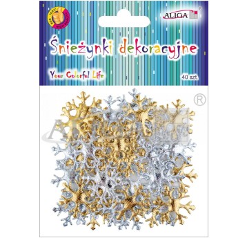 Śnieżynki dekoracyjne
