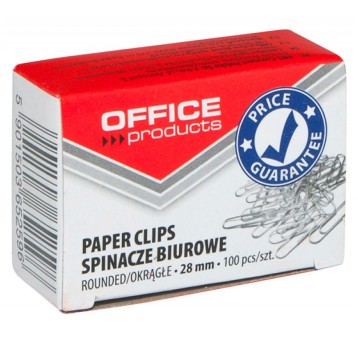 SPINACZE BIUROWE 28MM OKRĄGŁE OFFICE 2596 A'10