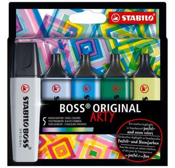 STABILO BOSS ARTY5PCS WALLET COOL COL. 7755
