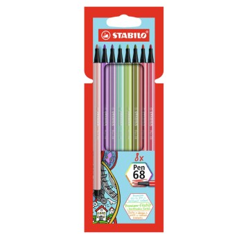 STABILO PEN 68/8-02 ETUI KARTONOWE 8SZT 4433