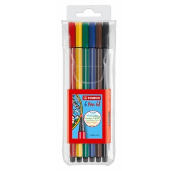 STABILO PEN ETUI 6SZT 1683