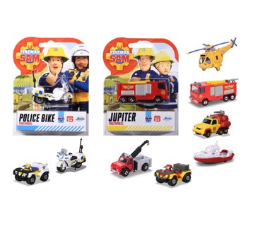 STRAŻAK SAM POJAZDY 1:64 8RODZ 6688