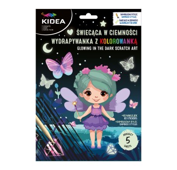 ŚWIECĄCA W CIEMNOŚCI WYDRAPYWANKA Z KOL.MAGIC 0170