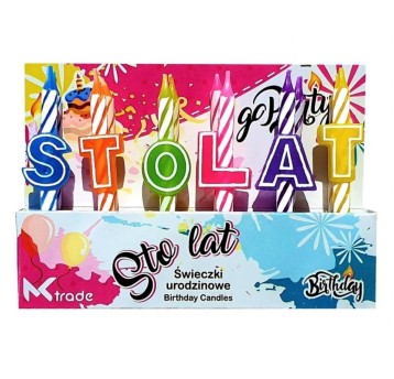 ŚWIECZKA URODZINOWA SH-096 STO LAT 4096