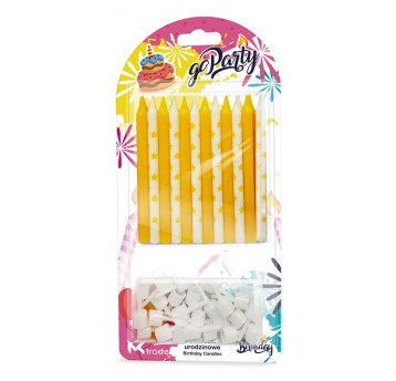 ŚWIECZKI URODZINOWE SH-385 ŻÓŁTA 5385