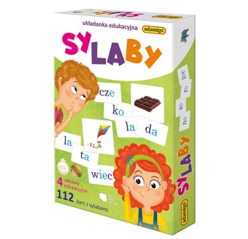 SYLABY UKŁADANKA EDUKACYJNA 7516